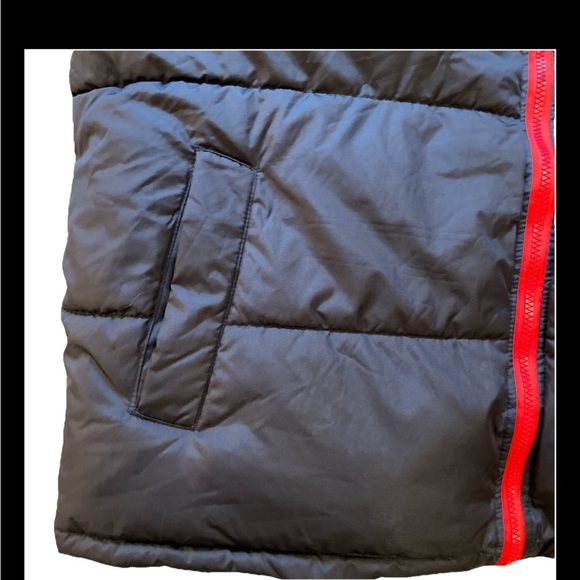 U.S. Polo Assn Puffer Vest Mens 2XL Navy Blue Red Full Zip Sporty Winter Ski EUC - Picture 6 of 9